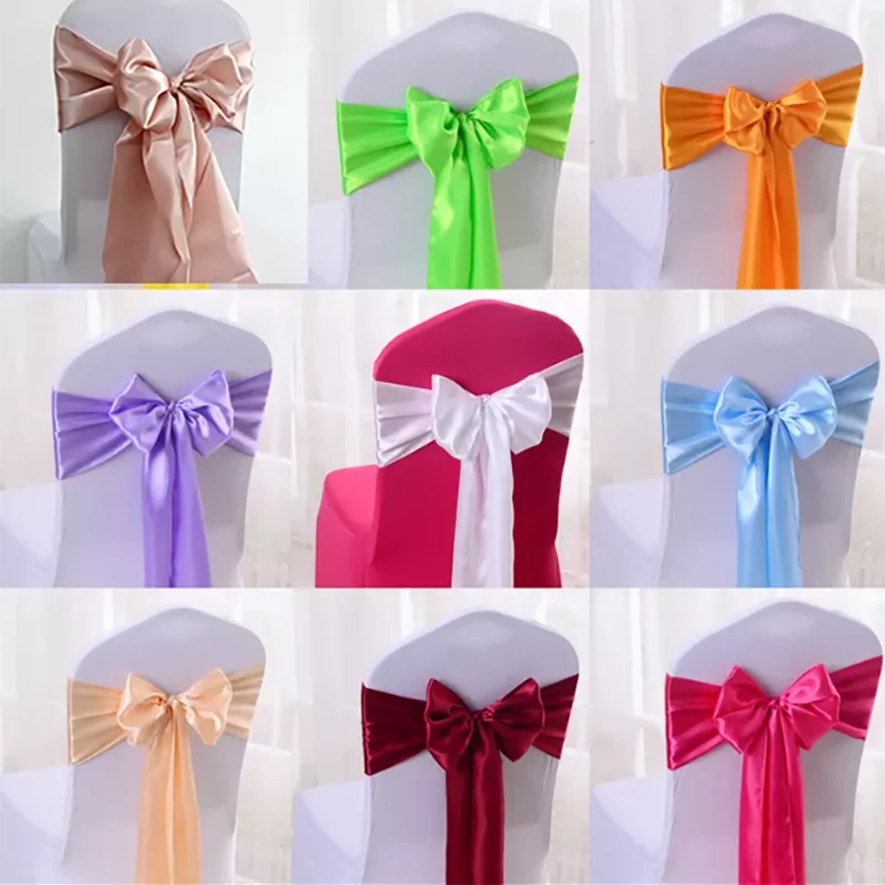 50/100Pcs Wedding Satin Chair Sashes Party Chairs Bands Gold Pink Chair Knot Cover Decoration Chairs Bow For Paty Decoration
50/100Pcs Wedding Satin Chair Sashes Party Chairs Bands Gold Pink Chair Knot Cover Decoration Chairs Bow For Paty Decoration