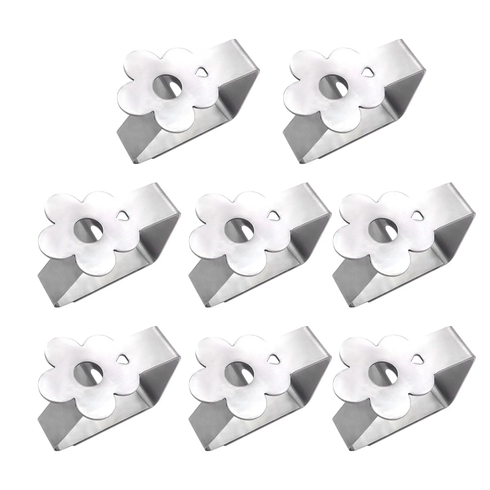 8pcs/pack Thickened For Outdoor Tables DIY BBQ Tablecloth Clip Home Party Clamp Wedding Holder Stainless Steel Picnic Decorative
8pcs/pack Thickened For Outdoor Tables DIY BBQ Tablecloth Clip Home Party Clamp Wedding Holder Stainless Steel Picnic Decorative