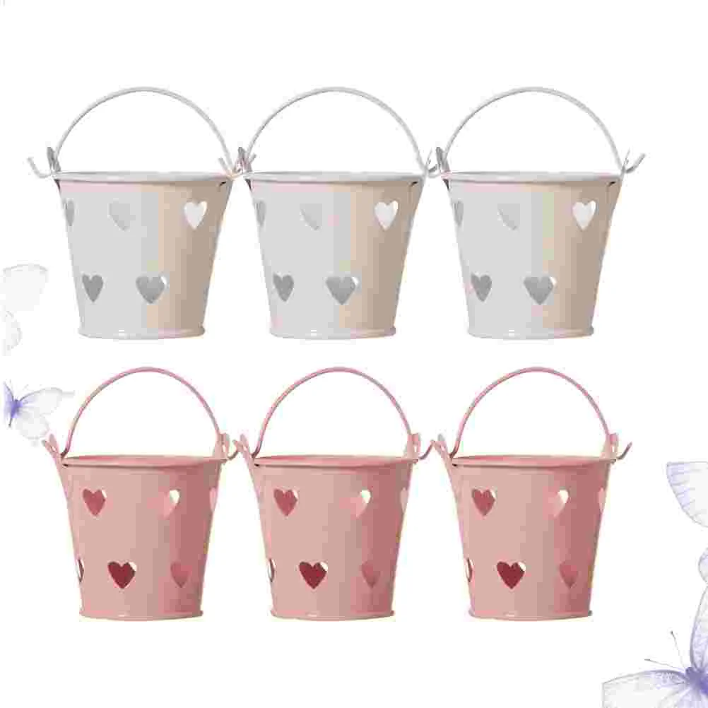 6 Pcs Souvenirs Gift Pails Metal Tin Pail Heart Shape Boxes Candy Buckets Party Children Gifts Wedding Serving Buckets
6 Pcs Souvenirs Gift Pails Metal Tin Pail Heart Shape Boxes Candy Buckets Party Children Gifts Wedding Serving Buckets