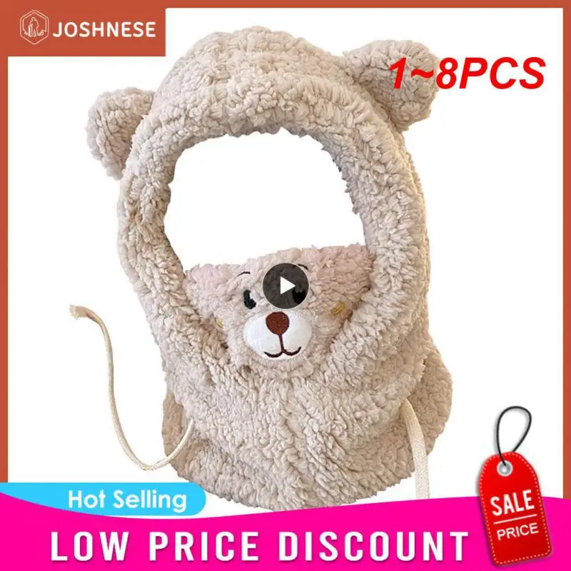 1~8PCS Cartoon Bear Ear Lamb Beanie Hat Neck Warmer Balaclava Mask Winter Thickened Ear Protection Skullies Beanies Women Girl
1~8PCS Cartoon Bear Ear Lamb Beanie Hat Neck Warmer Balaclava Mask Winter Thickened Ear Protection Skullies Beanies Women Girl