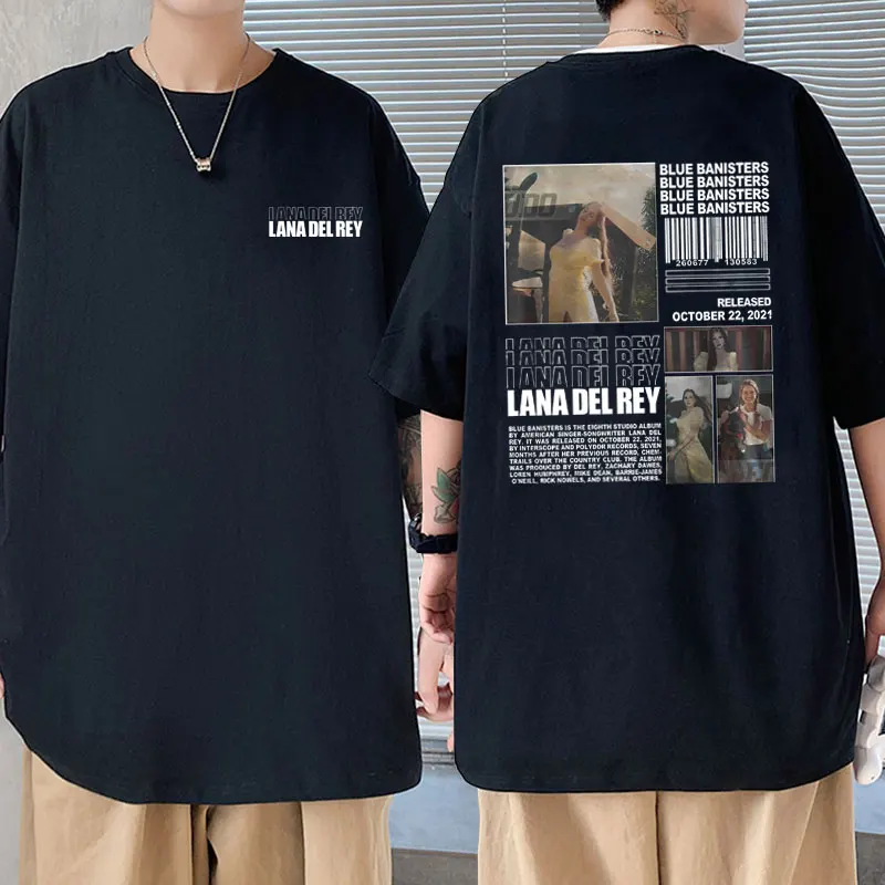 Limited Singer Lana Del Rey Blue Banisters Music Album Double Sided Print Tshirt Men Women Fashion Hip Hop Oversized Tee Shirt
Limited Singer Lana Del Rey Blue Banisters Music Album Double Sided Print Tshirt Men Women Fashion Hip Hop Oversized Tee Shirt