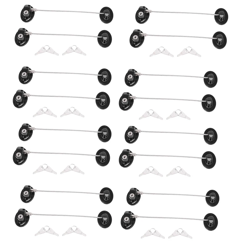 20 Pieces Refrigerator Door Lock Strong Adhesive Freezer Door Lock File Drawer Lock Child Safety Cupboard Lock With Key 
20 Pieces Refrigerator Door Lock Strong Adhesive Freezer Door Lock File Drawer Lock Child Safety Cupboard Lock With Key
