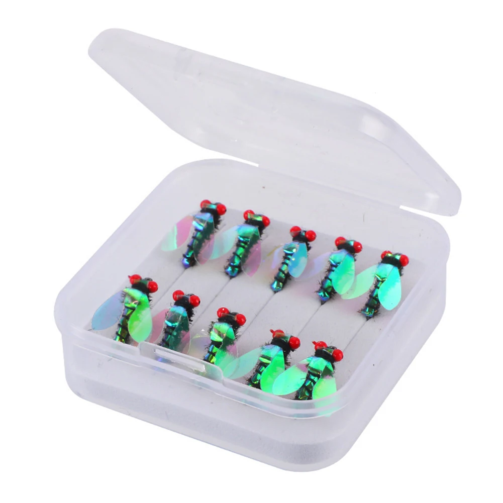5/10pc Fly Hooks Flies Insect Lures Bait Fly Fishing Decoy Bait Sequins Fishhook Trout Nymph Artificial Insect Fishing Bait Lure
5/10pc Fly Hooks Flies Insect Lures Bait Fly Fishing Decoy Bait Sequins Fishhook Trout Nymph Artificial Insect Fishing Bait Lure