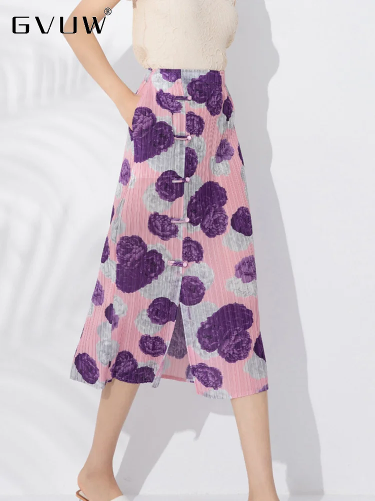 GVUW Flare Print Pleated Skirt For Women Elastic Waist Color Block Split Fashion Trend Clothing 2023 Summer New Female 17G1781
GVUW Flare Print Pleated Skirt For Women Elastic Waist Color Block Split Fashion Trend Clothing 2023 Summer New Female 17G1781