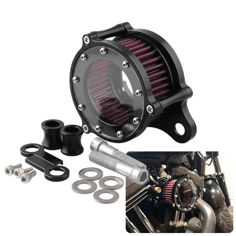 Air Cleaner Intake Filter System Kit for Sportster XL883 XL883N XL883R XL883P XL1200 XL1200L XL1200X Iron 883 Forty Eight XL1200
Air Cleaner Intake Filter System Kit for Sportster XL883 XL883N XL883R XL883P XL1200 XL1200L XL1200X Iron 883 Forty Eight XL1200