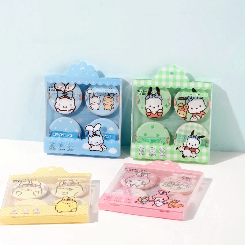 4Pcs Kawaii Sanrio Air Cushion Puff Cinnamoroll Mymelody Cartoon Cute Pompom Purin Anime Makeup Puff Girl Birthday Gift
4Pcs Kawaii Sanrio Air Cushion Puff Cinnamoroll Mymelody Cartoon Cute Pompom Purin Anime Makeup Puff Girl Birthday Gift