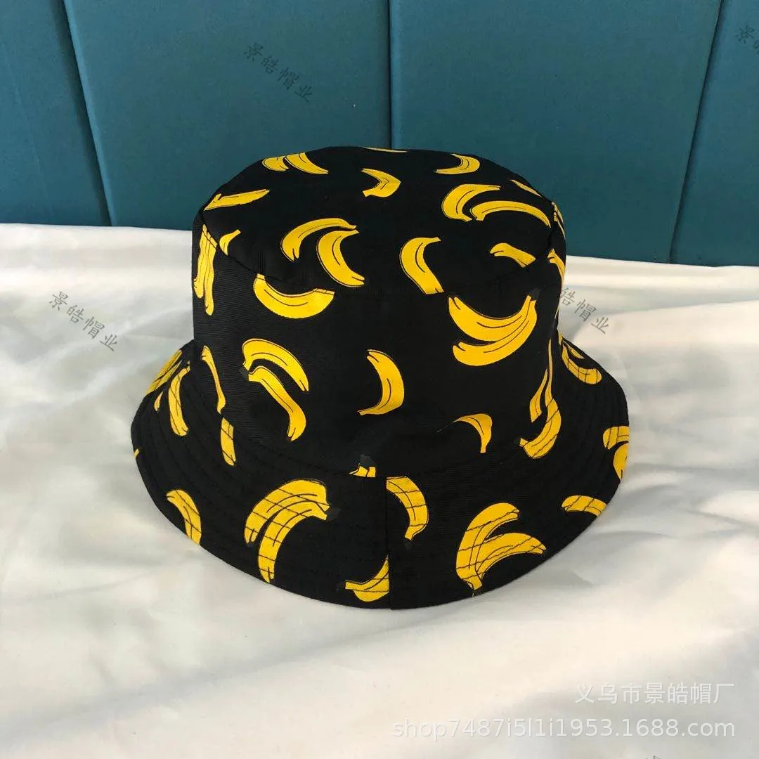 Fruit Banana Print Bucket Hat for Women Men Fashion Spring Summer Panama Double-Sided Foldable Bob Hip Hop Fishing Fisherman Hat
Fruit Banana Print Bucket Hat for Women Men Fashion Spring Summer Panama Double-Sided Foldable Bob Hip Hop Fishing Fisherman Hat