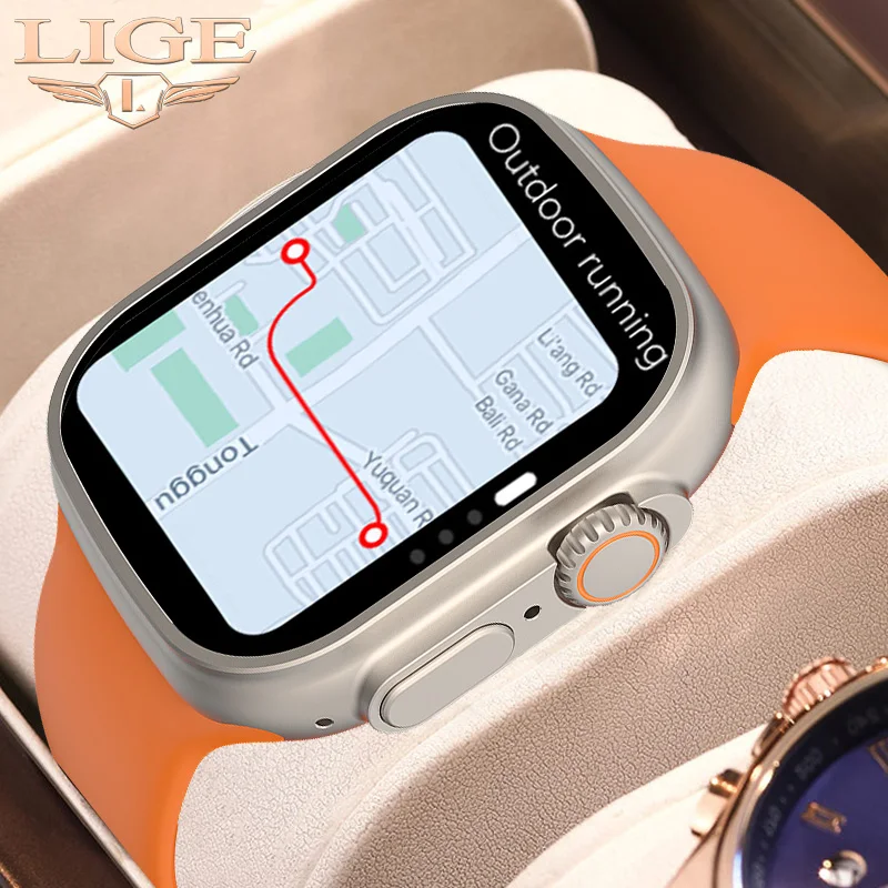 For Apple Watch Ultra Series 8 Smart Watches GPS Track Sports Bracelet Tiktok Control Voice Assistant Call Smartwatch Men Women
For Apple Watch Ultra Series 8 Smart Watches GPS Track Sports Bracelet Tiktok Control Voice Assistant Call Smartwatch Men Women