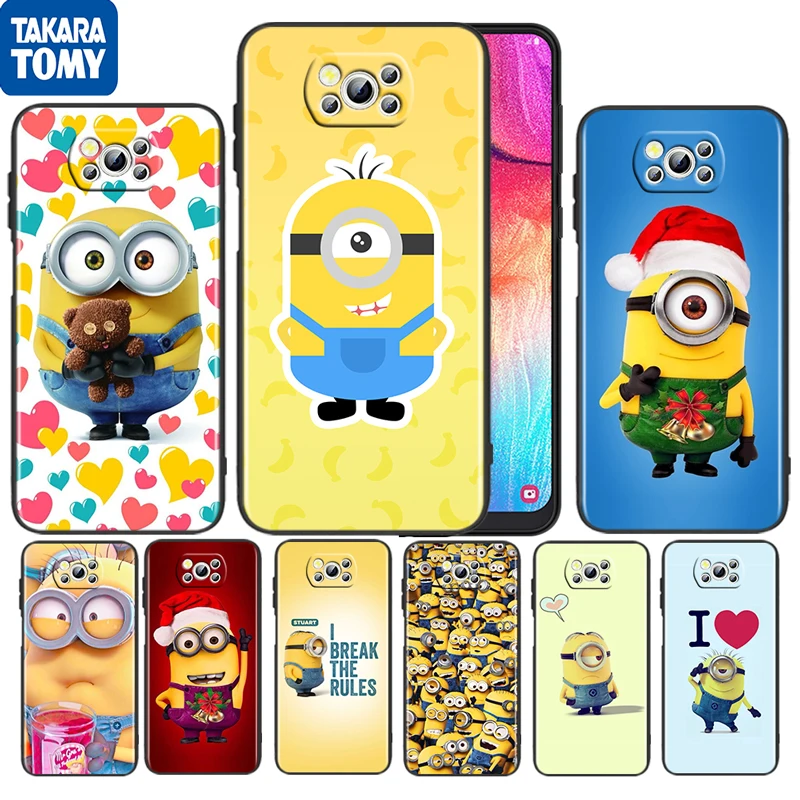 Cartoon Funny Minions Cute For Xiaomi Poco M4 X3 F3 GT NFC M3 C3 M2 F2 F1 X2 Pro Mi Mix3 Black Phone Case Funda Coque Capa Cover
Cartoon Funny Minions Cute For Xiaomi Poco M4 X3 F3 GT NFC M3 C3 M2 F2 F1 X2 Pro Mi Mix3 Black Phone Case Funda Coque Capa Cover