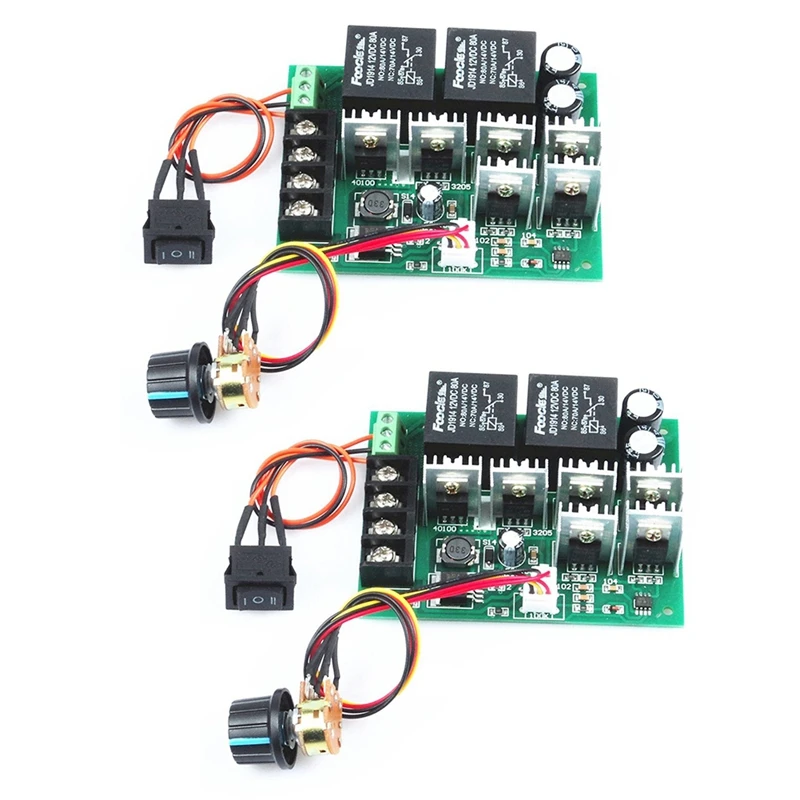 2X Pwm Speed Controller PWM Electronic Governor 40A DC 10V-50V 12V / 24V / 36V / 48V Brushed DC Motor Controller Power
2X Pwm Speed Controller PWM Electronic Governor 40A DC 10V-50V 12V / 24V / 36V / 48V Brushed DC Motor Controller Power