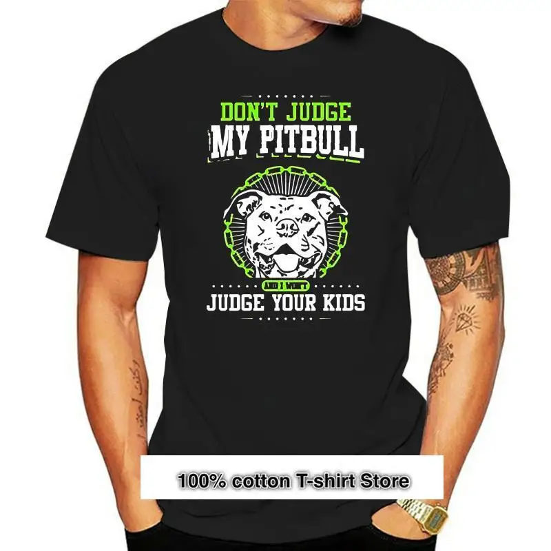 Camiseta blanca de манга corta para hombre, camiseta de moda 100% de algodón, не судьте мой питбуль и я оценю ваших детей
Camiseta blanca de манга corta para hombre, camiseta de moda 100% de algodón, не судьте мой питбуль и я оценю ваших детей