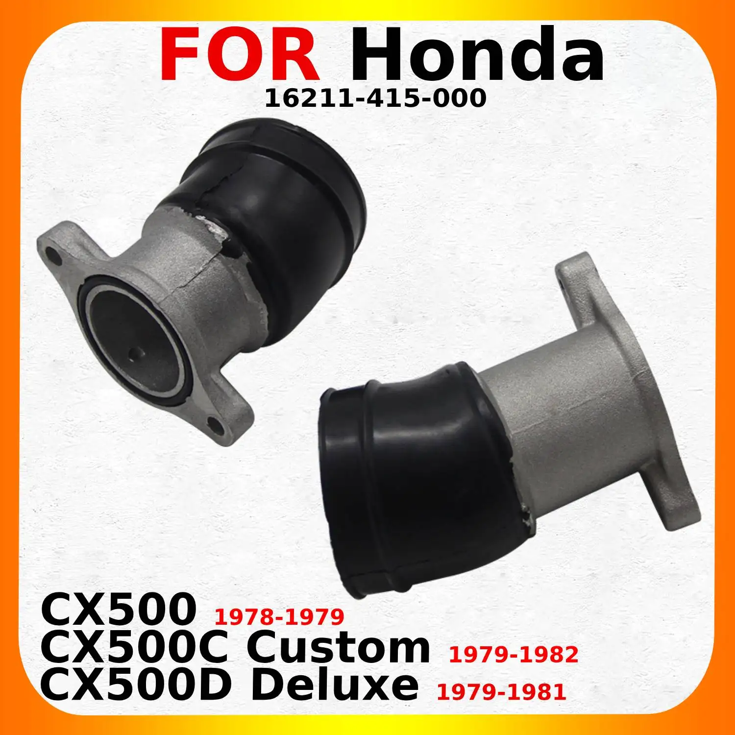 Переходник для карбюратора мотоцикла, впускные детали для Honda CX500D Deluxe CX500C Custom CX500 cx500 cx 500 OEM:16211-415-000
Переходник для карбюратора мотоцикла, впускные детали для Honda CX500D Deluxe CX500C Custom CX500 cx500 cx 500 OEM:16211-415-000