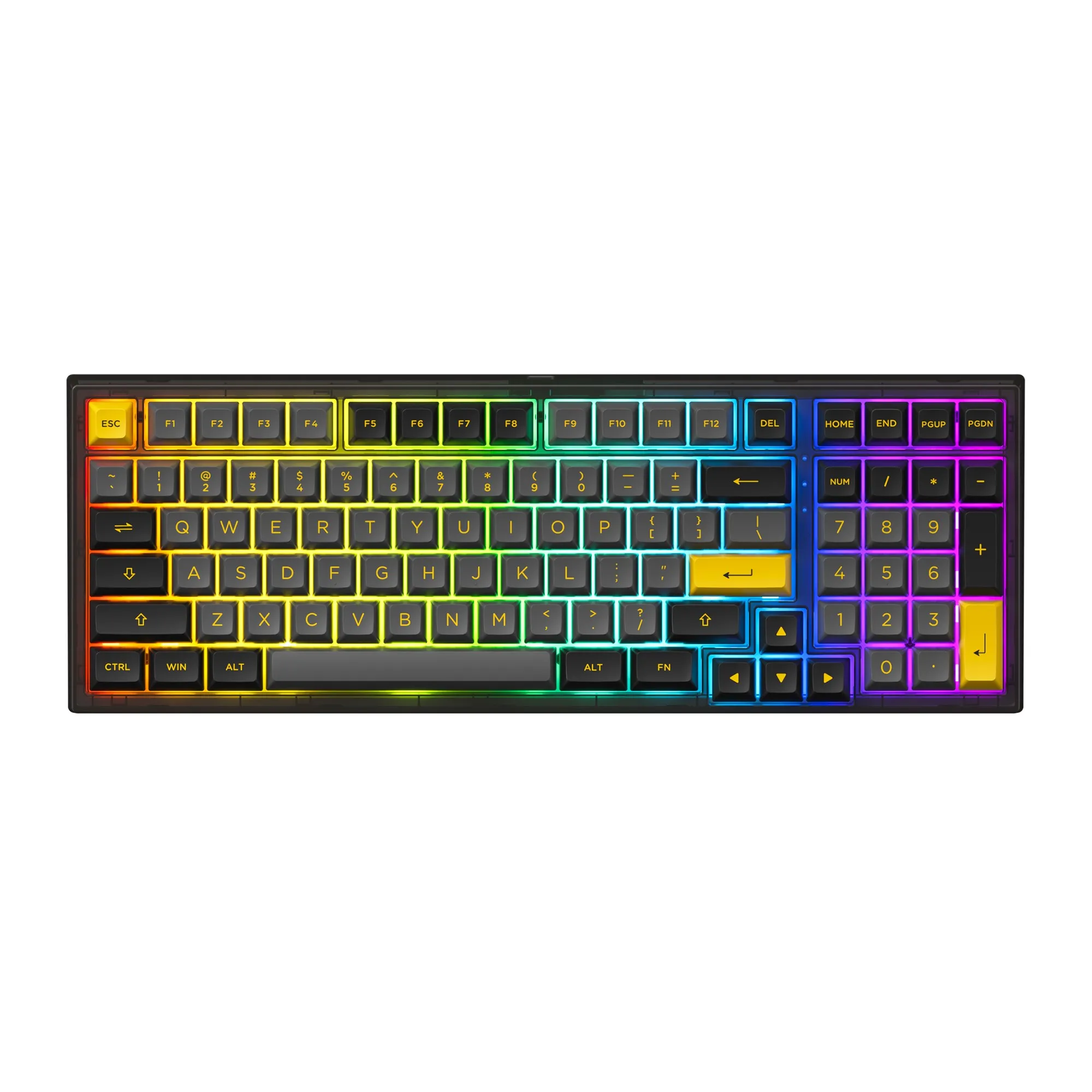 Akko PC98B Plus V2 Black&Gold 90% Hot Swappable Multi-Modes RGB Mechanical Gaming Keyboard 2.4GHz Wireless/BT 5.0/USB Type-C
Akko PC98B Plus V2 Black&Gold 90% Hot Swappable Multi-Modes RGB Mechanical Gaming Keyboard 2.4GHz Wireless/BT 5.0/USB Type-C