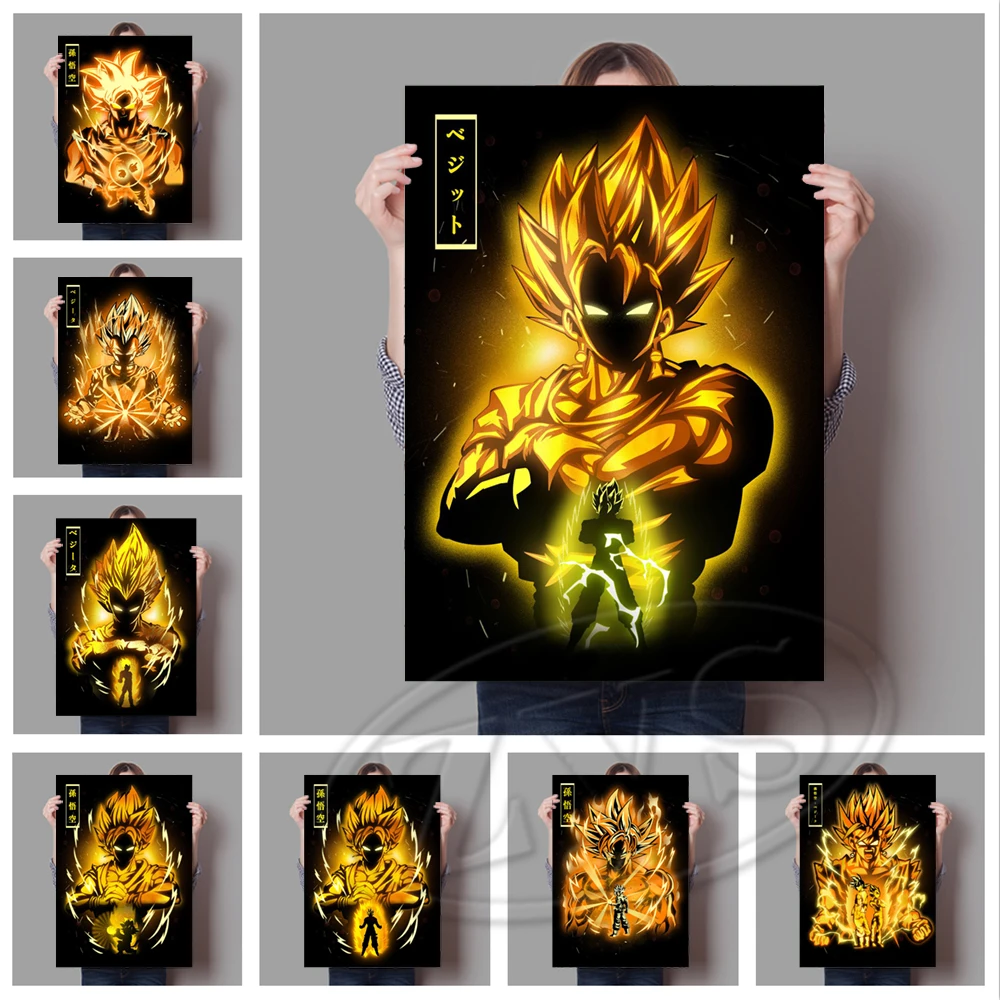 Anime Canvas Dragon Ball Paintings Kakarotto Wall Art Vegeta Home Decor SonGohan Poster HD Prints Modular Pictures Living Room
Anime Canvas Dragon Ball Paintings Kakarotto Wall Art Vegeta Home Decor SonGohan Poster HD Prints Modular Pictures Living Room