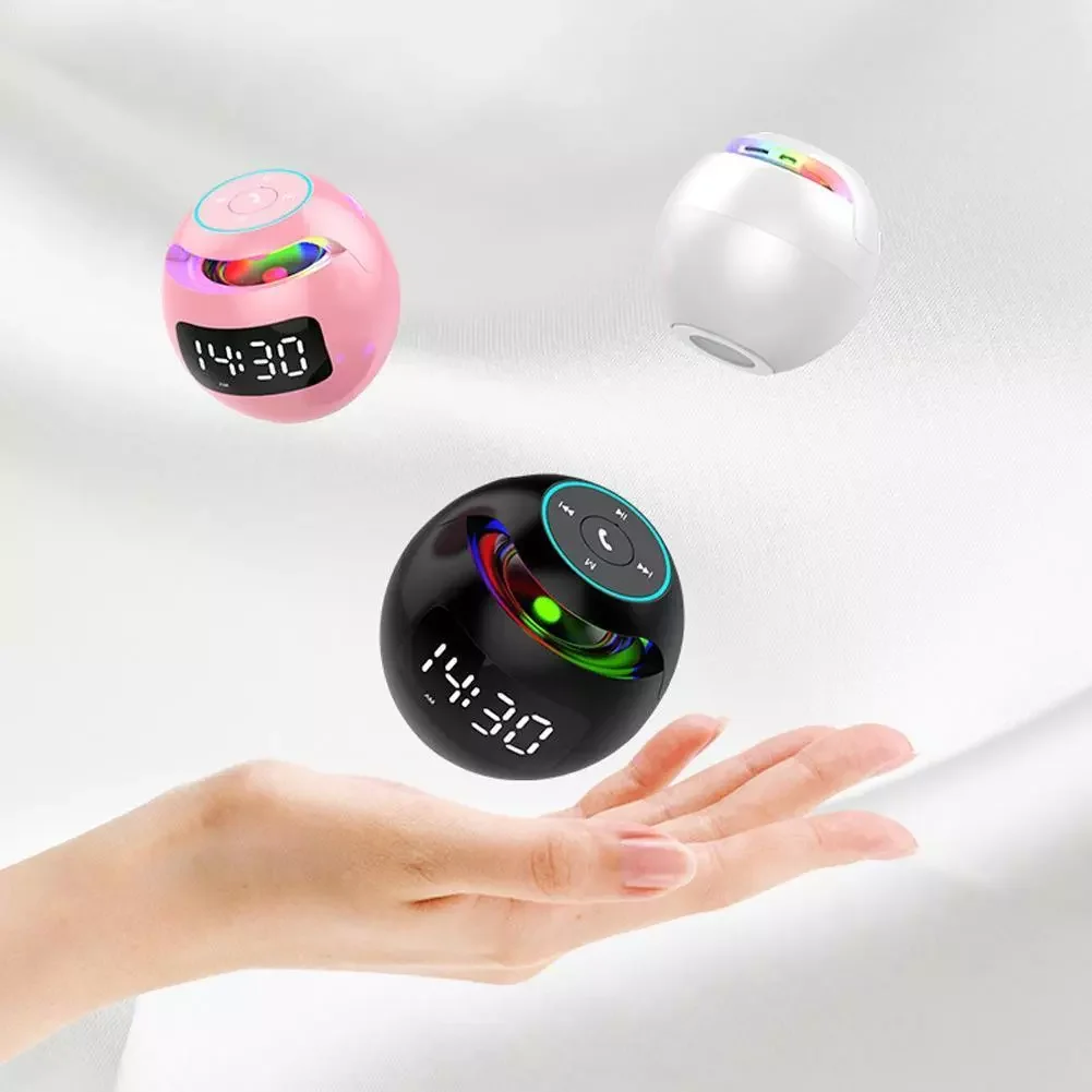 Bluetooth-compatible speaker alarm clock portable mini mobile card phone subwoofer radio Y4V8
Bluetooth-compatible speaker alarm clock portable mini mobile card phone subwoofer radio Y4V8