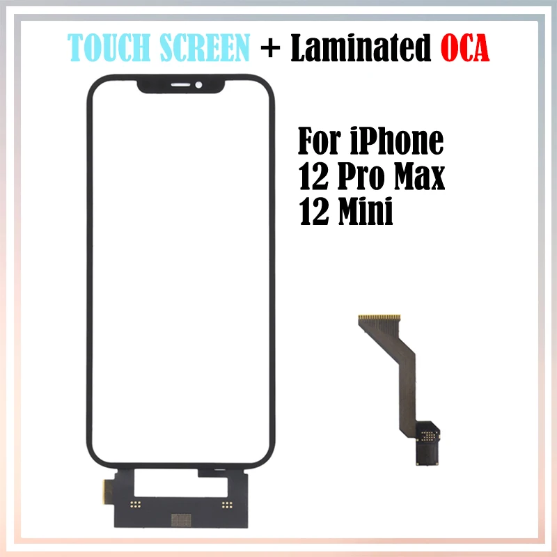 1Pcs (Laminated OCA) LCD Display Front Touch Screen Digitizer Sensor For Apple iPhone 12 Mini 12 Pro Max Outer Glass Touch Panel
1Pcs (Laminated OCA) LCD Display Front Touch Screen Digitizer Sensor For Apple iPhone 12 Mini 12 Pro Max Outer Glass Touch Panel