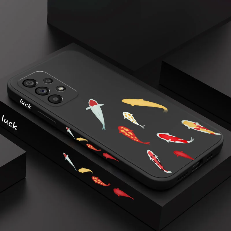 Lucky Fish Case For Samsung A73 A53 A33 A23 A13 A03 A03S A72 A52 A52S A32 A02S A02 A12 A71 A51 A31 A22 A21S 4G 5G Cover
Lucky Fish Case For Samsung A73 A53 A33 A23 A13 A03 A03S A72 A52 A52S A32 A02S A02 A12 A71 A51 A31 A22 A21S 4G 5G Cover