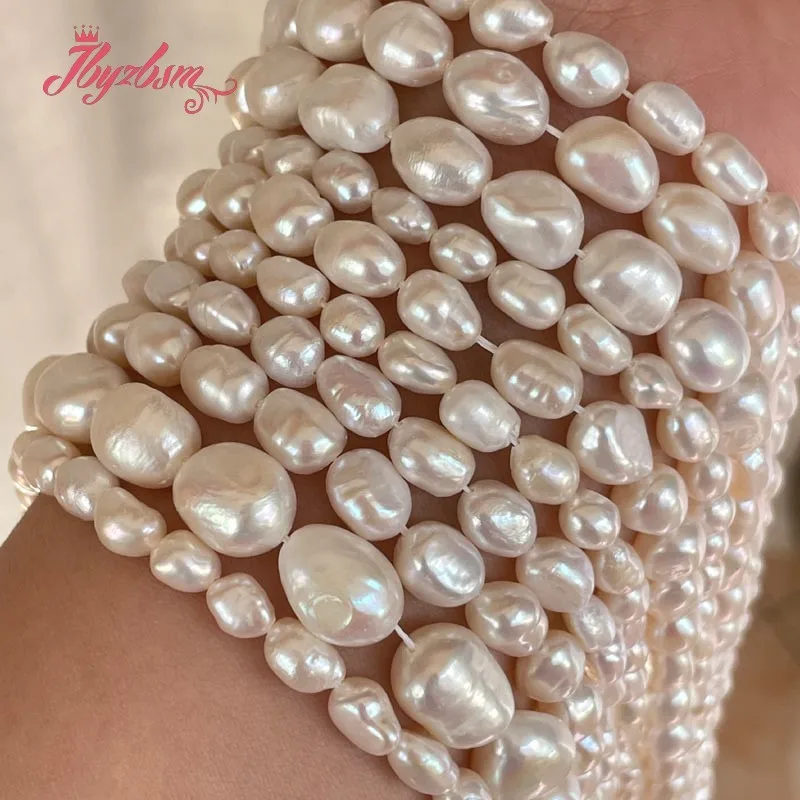 Potato Natural White Freshwater Pearl Beads for DIY Classical Necklace Bracelets Earrings Rings Jewelry Making 15"Wholesale
Potato Natural White Freshwater Pearl Beads for DIY Classical Necklace Bracelets Earrings Rings Jewelry Making 15"Wholesale