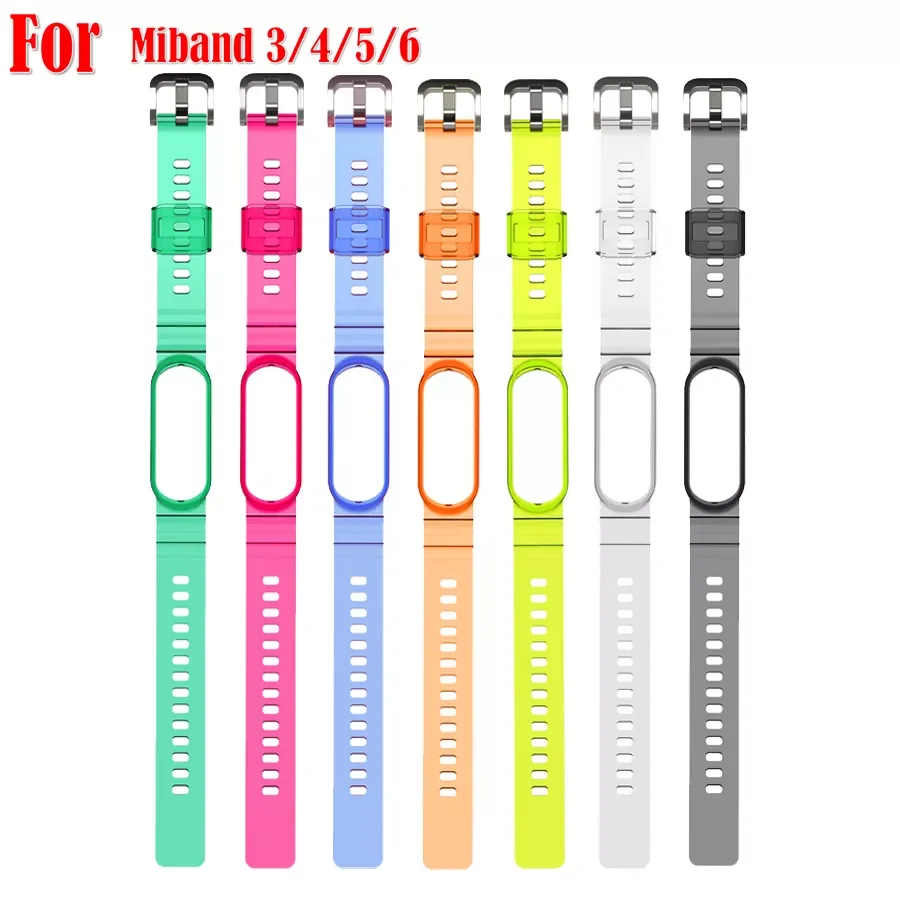 For Xiaomi Mi Band 6 5 4 3 Strap Clear Silicone Replacement Bracelet Transparent Color Wristband for Xiaomi Miband 5 6 Straps
For Xiaomi Mi Band 6 5 4 3 Strap Clear Silicone Replacement Bracelet Transparent Color Wristband for Xiaomi Miband 5 6 Straps