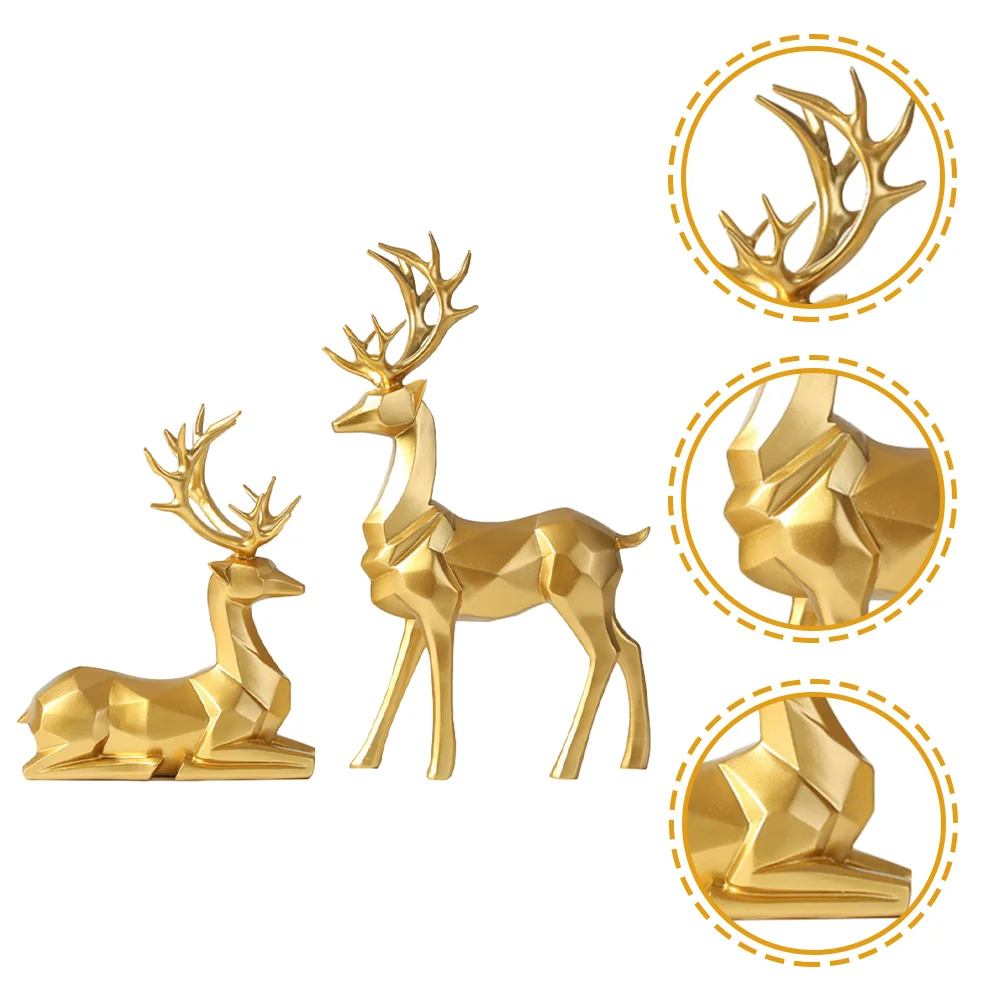 Christmas Elk Figurines Resin Reindeer Deer Animal Statue New Year Party Decoration Natal Navidad Noel
Christmas Elk Figurines Resin Reindeer Deer Animal Statue New Year Party Decoration Natal Navidad Noel