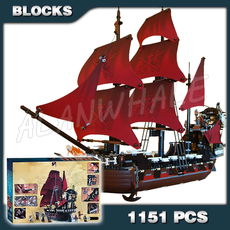 1151pcs Pirates of the Caribbean Queen Anne's Revenge Large Sails Ship Captain 16009 Building Block Toy Compatible With Model
1151pcs Pirates of the Caribbean Queen Anne's Revenge Large Sails Ship Captain 16009 Building Block Toy Compatible With Model