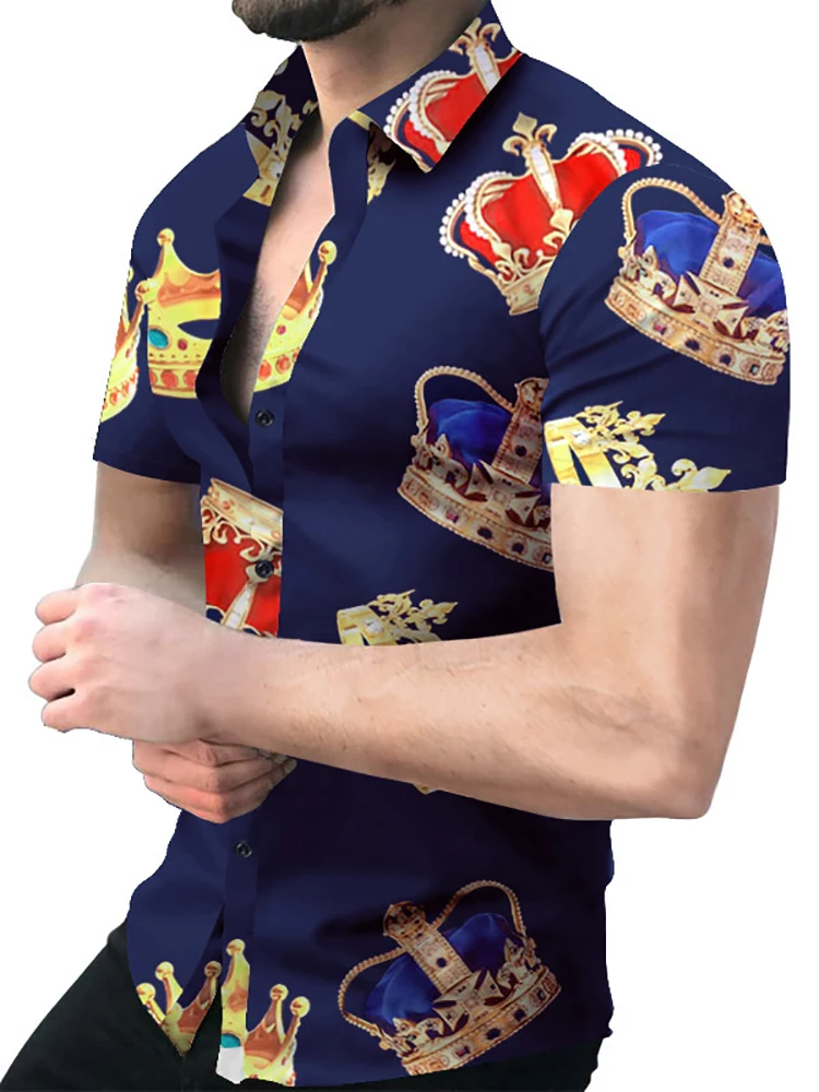 Fashion Patchwork Turn-down Collar Buttoned Tops Men's Tee Hipster Streetwear 2022 Summer Casual Short Sleeve T-Shirts For Mens
Fashion Patchwork Turn-down Collar Buttoned Tops Men's Tee Hipster Streetwear 2022 Summer Casual Short Sleeve T-Shirts For Mens