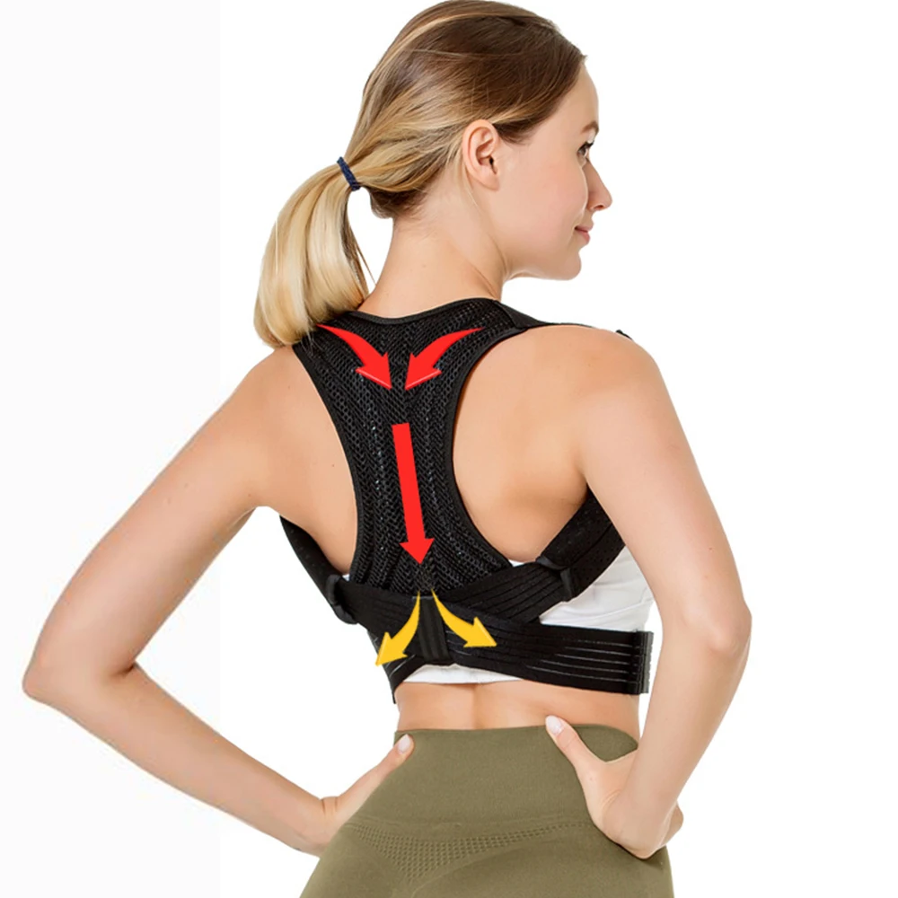 Adjustable Back Posture Corrector Brace Support Belt Back Band Invisible Spine Lumbar Shoulder Posture Correction For Women Men
Adjustable Back Posture Corrector Brace Support Belt Back Band Invisible Spine Lumbar Shoulder Posture Correction For Women Men