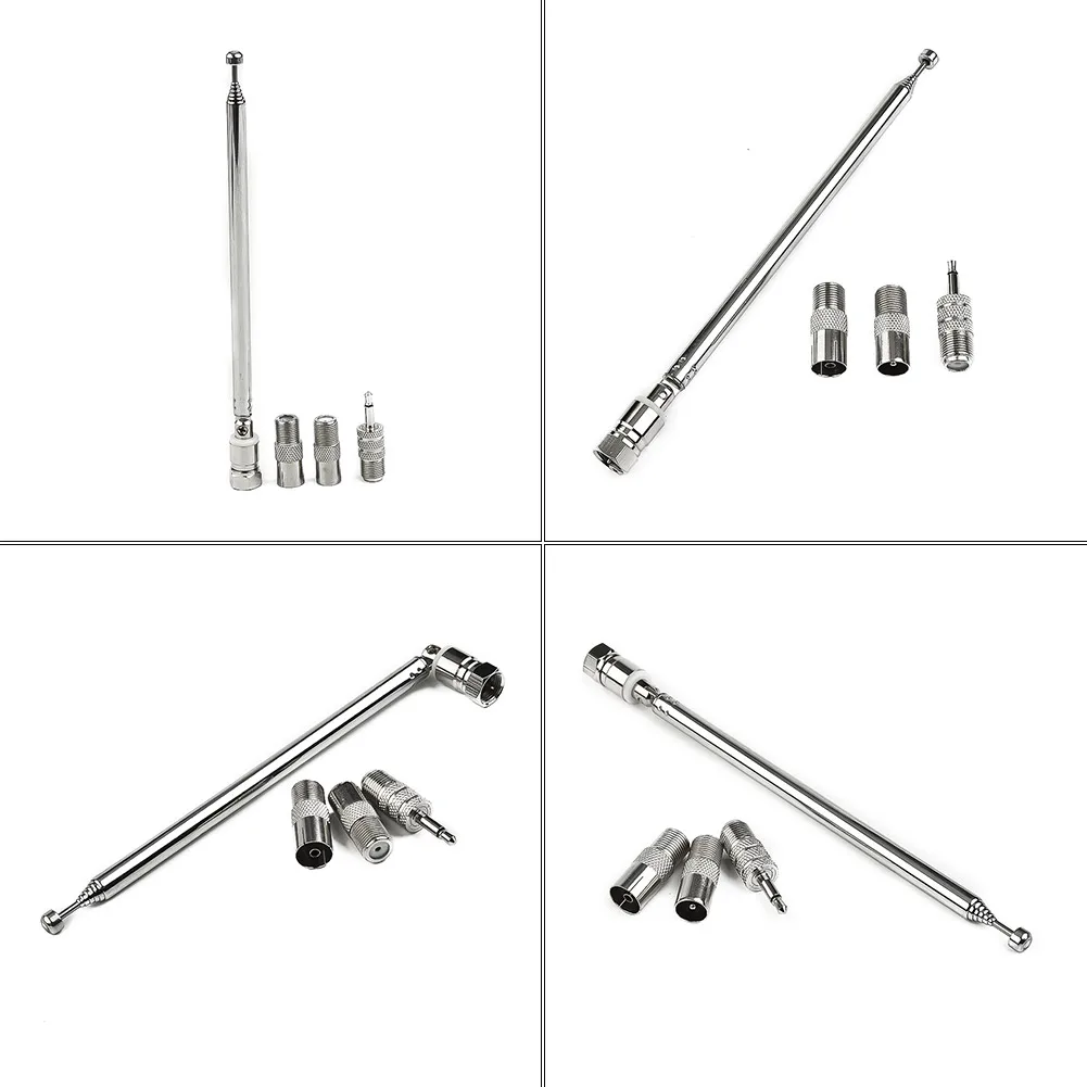 HiFi AV Receiver Radio Aerial Adapter Telescopic W 3 4pcs/set Antenna + Adapters Copper Material DAB FM Durable
HiFi AV Receiver Radio Aerial Adapter Telescopic W 3 4pcs/set Antenna + Adapters Copper Material DAB FM Durable