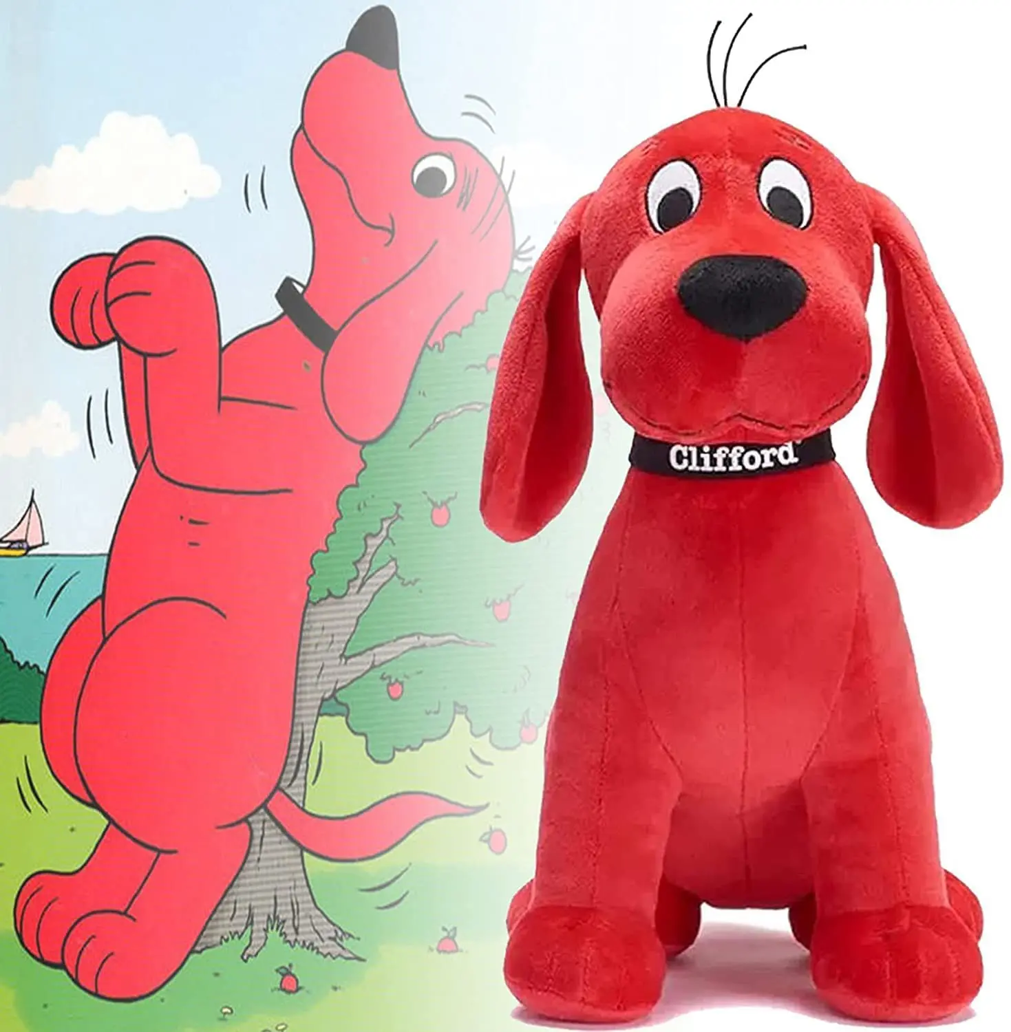 Kawaii Clifford большая красная собака плюшевая кукла мультфильм аниме плюшевая игрушка милый Клиффорд мягкая кукла декор комнаты игрушка подаро...
Kawaii Clifford большая красная собака плюшевая кукла мультфильм аниме плюшевая игрушка милый Клиффорд мягкая кукла декор комнаты игрушка подаро...