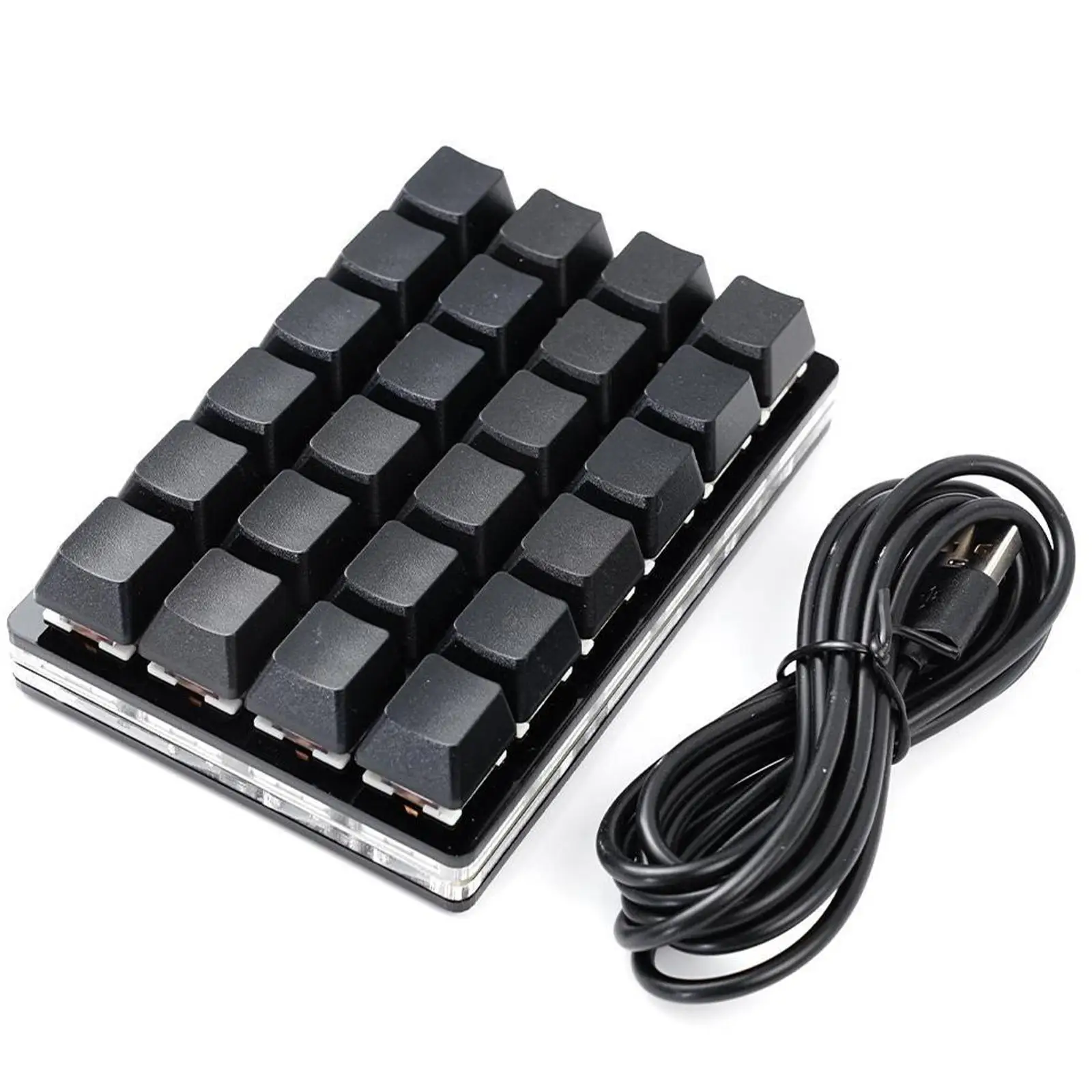 Mini Black 24 Key Mechanical Keyboard 2/5/9/16/24 Key Gaming Keyboard Sayo Device Shortcut Programmable Keypad Keys Custom Macro
Mini Black 24 Key Mechanical Keyboard 2/5/9/16/24 Key Gaming Keyboard Sayo Device Shortcut Programmable Keypad Keys Custom Macro