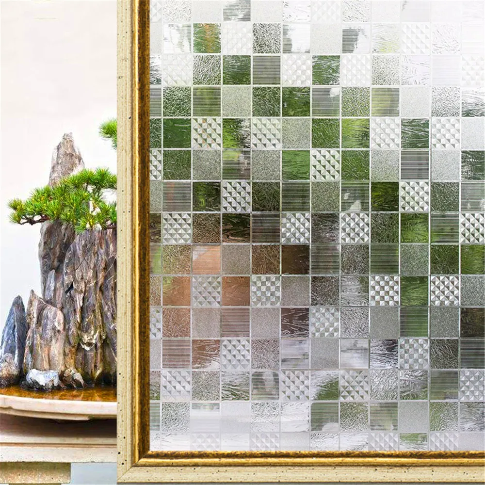 30*200 cm No-Glue Opaque Stained Mosaic Frosted decorative Window Films Vinyl Static Cling Self adhesive Privacy Glass Stickers
30*200 cm No-Glue Opaque Stained Mosaic Frosted decorative Window Films Vinyl Static Cling Self adhesive Privacy Glass Stickers