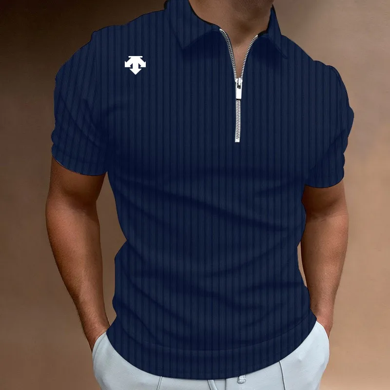 2023 Short sleeved POLO shirt Casual striped printed zipper pullover POLO shirt Zip striped men's polo shirt T-shirt
2023 Short sleeved POLO shirt Casual striped printed zipper pullover POLO shirt Zip striped men's polo shirt T-shirt