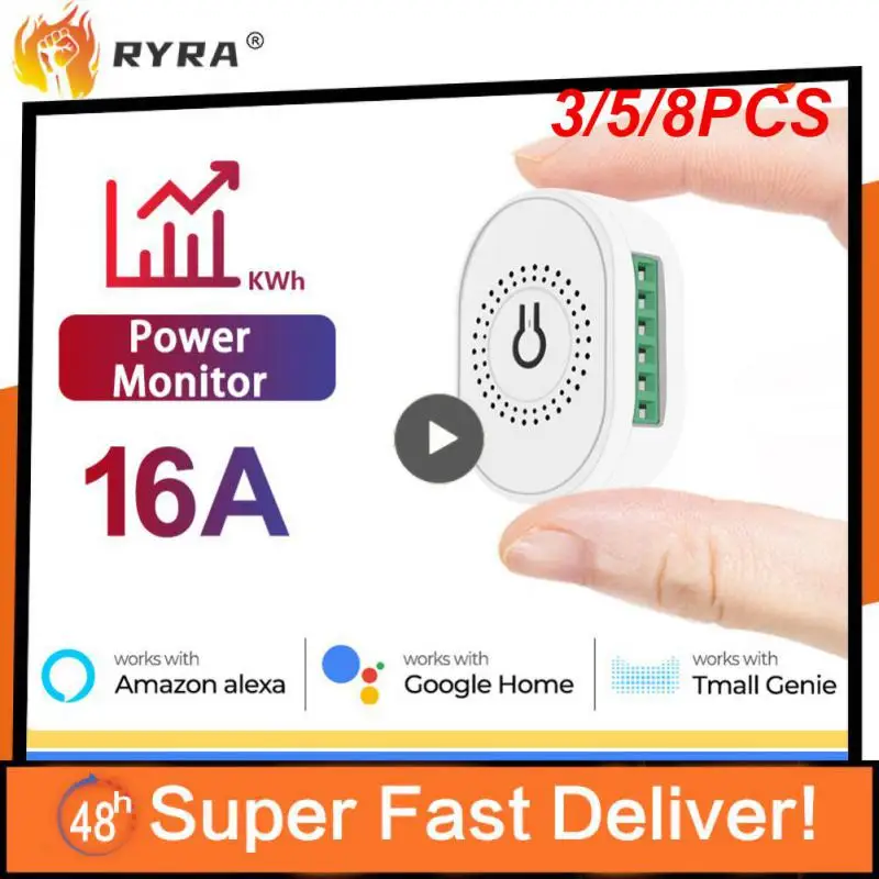 3/5/8PCS 16a 2-way Control Wifi Rf433 Mini Smart Breaker App Control Power Monitor Switch Diy Smart Home Tuya
3/5/8PCS 16a 2-way Control Wifi Rf433 Mini Smart Breaker App Control Power Monitor Switch Diy Smart Home Tuya