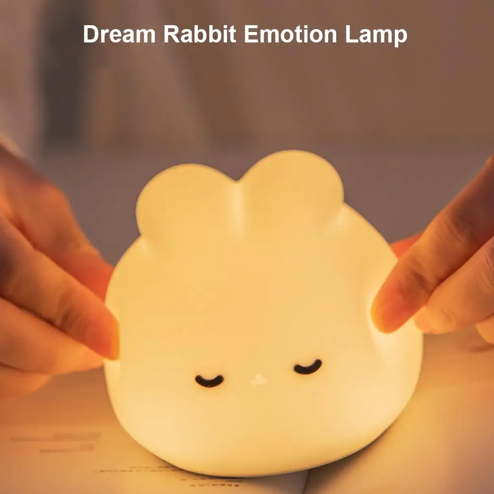 Led Cute Rabbit Silicone Night Light 3 Levels Adjustable Usb Bedroom Bedside Lamp With Timing Function for Kid Bedroom Decor
Led Cute Rabbit Silicone Night Light 3 Levels Adjustable Usb Bedroom Bedside Lamp With Timing Function for Kid Bedroom Decor