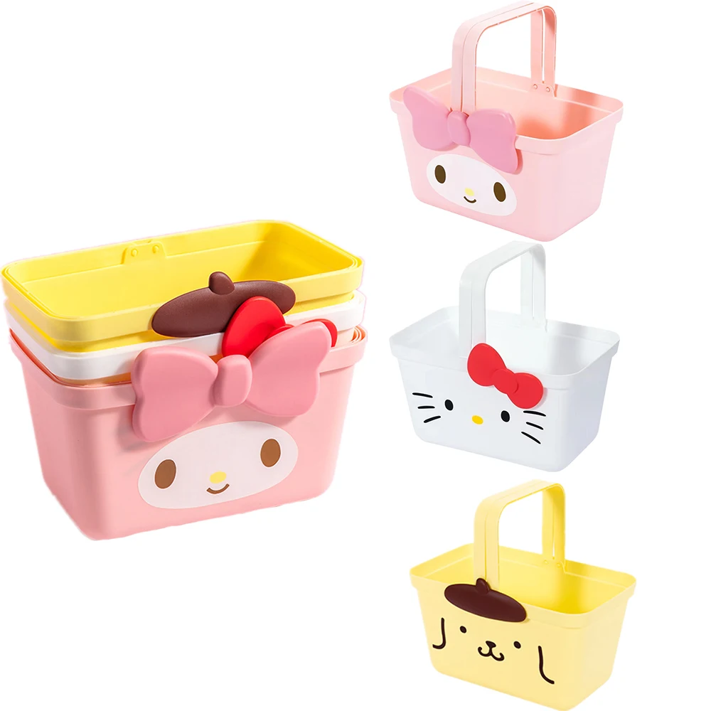 Cartoon Storage Basket Hellokts My Melody Cinnamoroll Anime Organizer with Handle Kawaii Sundries Snack Jewelry Makeup Box Gifts
Cartoon Storage Basket Hellokts My Melody Cinnamoroll Anime Organizer with Handle Kawaii Sundries Snack Jewelry Makeup Box Gifts
