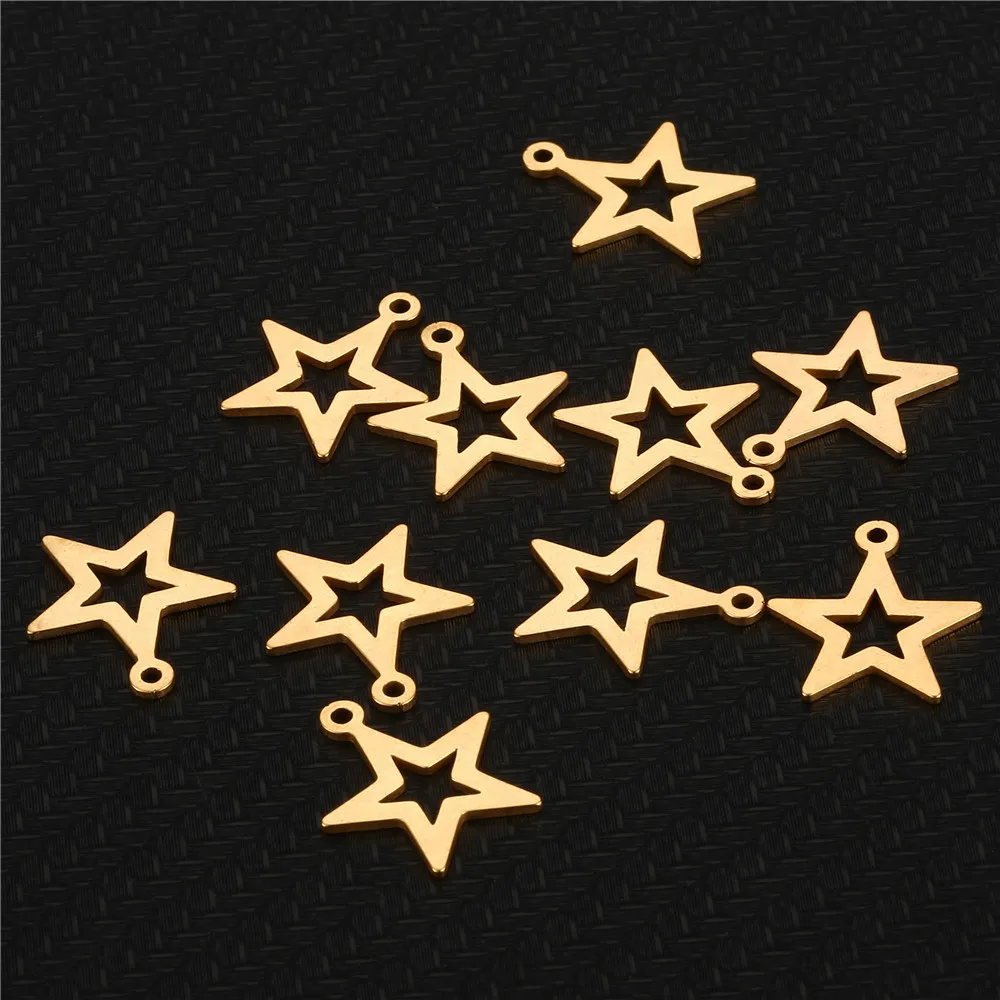 Stainless Steel Big Stars Pendant Earring Diy Charm 14*16mm Moon Stars Pendant Charms Makings DIY Handmade Craft
Stainless Steel Big Stars Pendant Earring Diy Charm 14*16mm Moon Stars Pendant Charms Makings DIY Handmade Craft