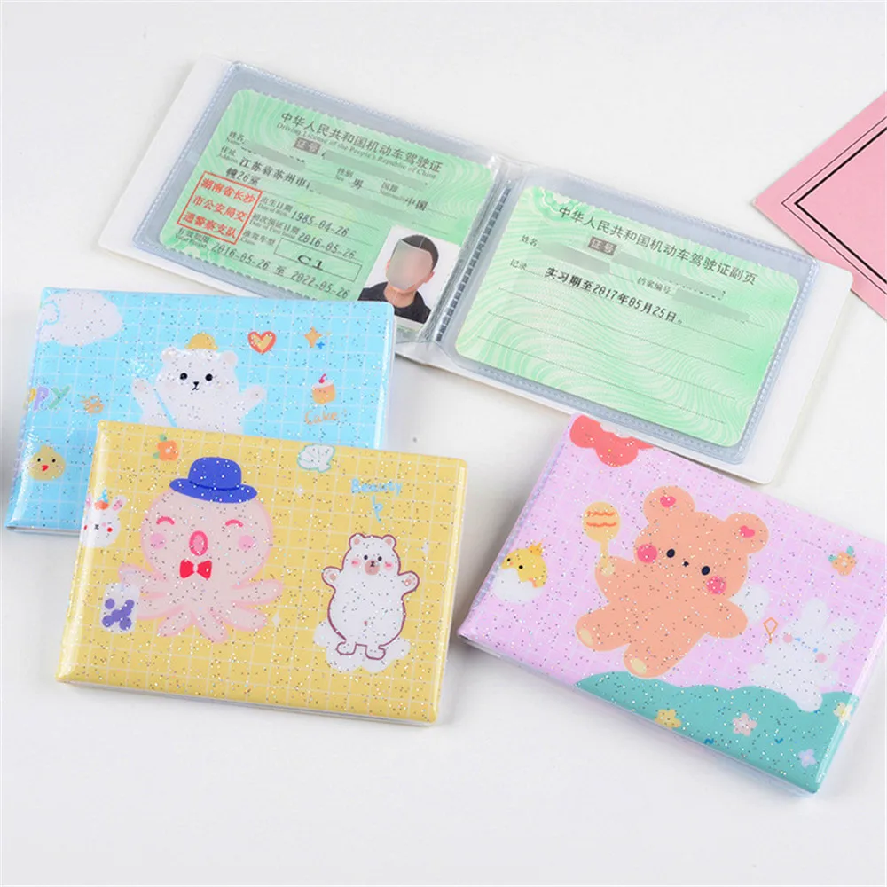 New Cartoon Cute Bear 6-card Slots Car Driver License Holder Women Kawaii Octopus Bank Id Name Card Wallet Mini Photocard Case
New Cartoon Cute Bear 6-card Slots Car Driver License Holder Women Kawaii Octopus Bank Id Name Card Wallet Mini Photocard Case