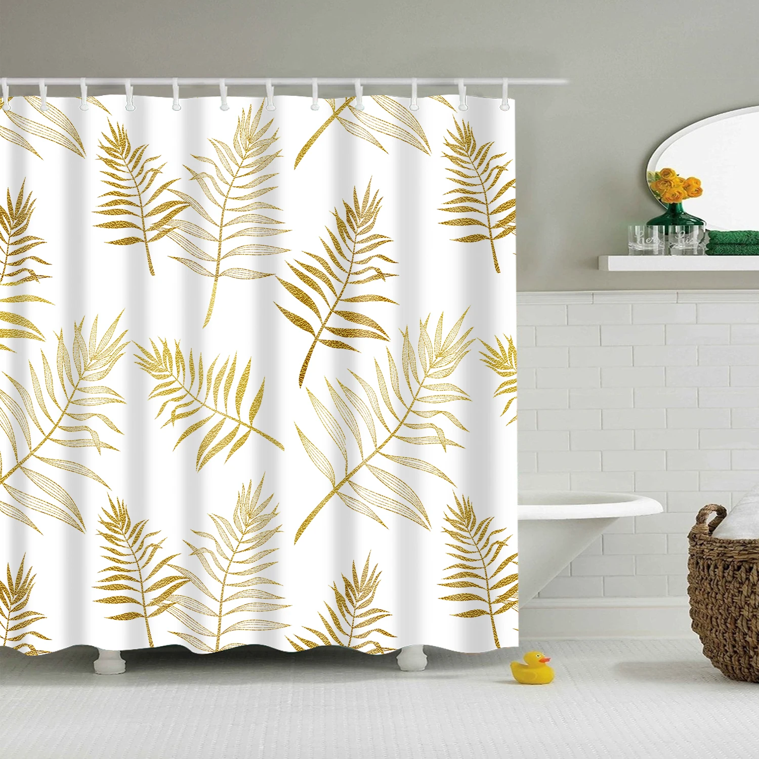 Yellow Plants Bathroom Shower Curtains Sets Leaves Gloden Tree for Bath Waterproof Fabric With 12 Pcs Hooks
Yellow Plants Bathroom Shower Curtains Sets Leaves Gloden Tree for Bath Waterproof Fabric With 12 Pcs Hooks
