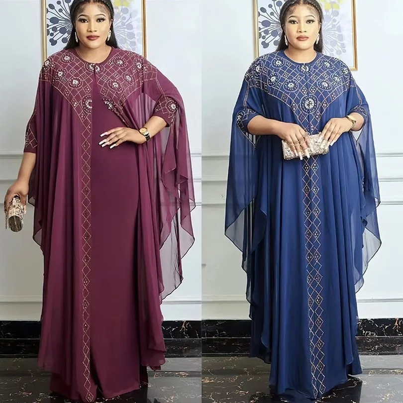 African Dresses For Women 2 Piece Sets Dashiki African Clothing Robe Africaine Femme Slim Evening Long Dress Africa Clothes
African Dresses For Women 2 Piece Sets Dashiki African Clothing Robe Africaine Femme Slim Evening Long Dress Africa Clothes