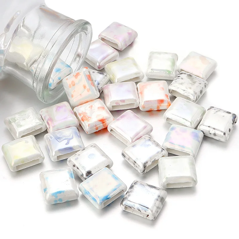 10Pcs/Lot Colorful Ceramics Beads Hollow Square Loose Spacer Beads For DIY Jewelry Making Bracelets Handmade Accessories
10Pcs/Lot Colorful Ceramics Beads Hollow Square Loose Spacer Beads For DIY Jewelry Making Bracelets Handmade Accessories