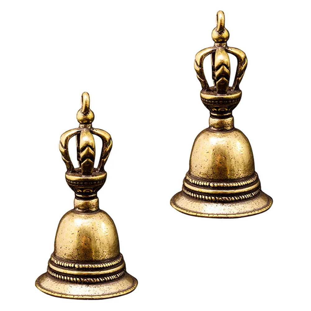 2Pcs Brass Bell Statues Copper Hand Bells Retro Bell Figurines Keychain Pendants
2Pcs Brass Bell Statues Copper Hand Bells Retro Bell Figurines Keychain Pendants