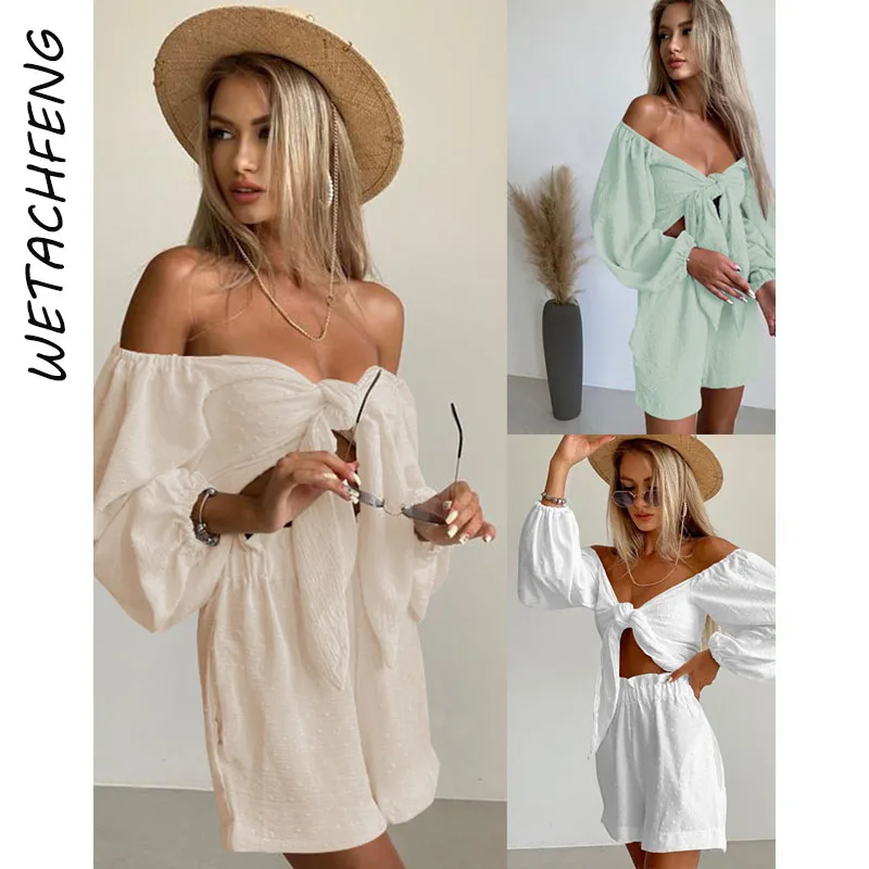 Elegant Chic Lantern Sleeve Cardigan Tops And Shorts 2 Piece Sets Summer Sexy Fashion Solid Outfits 2022 Women Sweet Tracksuits
Elegant Chic Lantern Sleeve Cardigan Tops And Shorts 2 Piece Sets Summer Sexy Fashion Solid Outfits 2022 Women Sweet Tracksuits