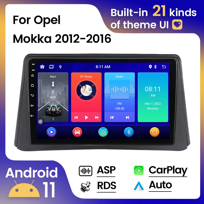 Головное устройство 9 дюймов Android 8G 128G для Opel Mokka 1 2012 - 2016 автомобильное радио мультимедийный плеер навигация GPS Carplay + Авто WIFI 4G BT
Головное устройство 9 дюймов Android 8G 128G для Opel Mokka 1 2012 - 2016 автомобильное радио мультимедийный плеер навигация GPS Carplay + Авто WIFI 4G BT
