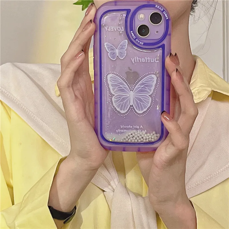 Quicksand Purple Butterfly Phone Case Cover for IPhone 11 12 13 Pro X XR XS Max Shockproof Case for IPhone 13 Cases
Quicksand Purple Butterfly Phone Case Cover for IPhone 11 12 13 Pro X XR XS Max Shockproof Case for IPhone 13 Cases