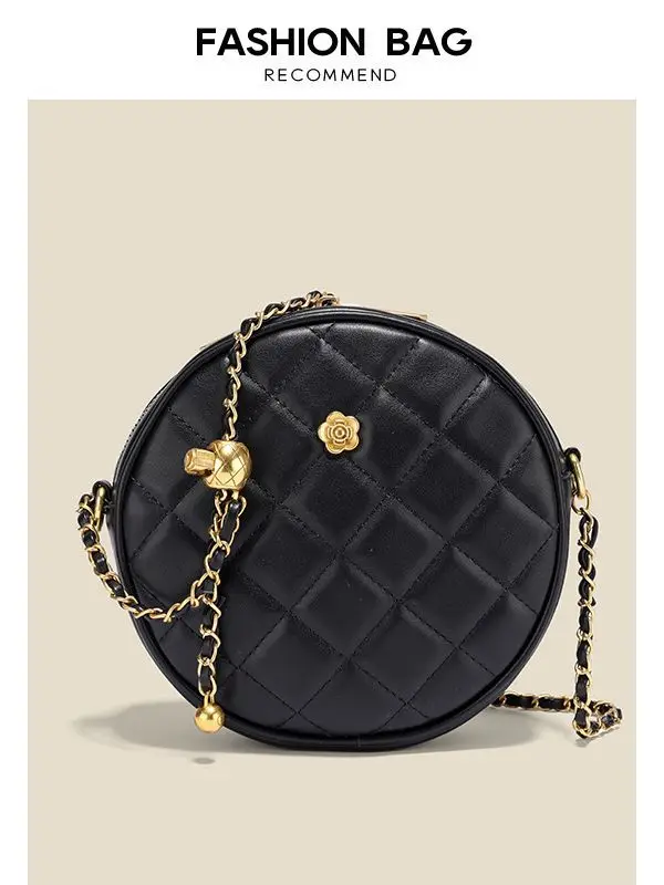 Fashion Light Luxury Small Round Bag Female Bag 2023 New Summer Niche Design Senior Sense Single Shoulder Crossbody Bag Women
Fashion Light Luxury Small Round Bag Female Bag 2023 New Summer Niche Design Senior Sense Single Shoulder Crossbody Bag Women