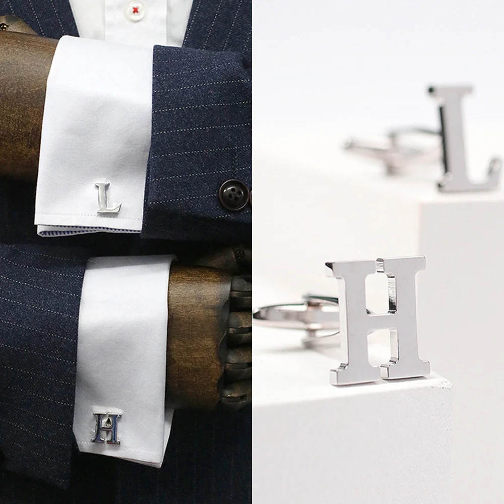 JewelryX Custom Letter Cufflinks Personality Stainless Steel Initials Logo Suit Cuff Link For Men Dad Jewelry Birthday Gift
JewelryX Custom Letter Cufflinks Personality Stainless Steel Initials Logo Suit Cuff Link For Men Dad Jewelry Birthday Gift