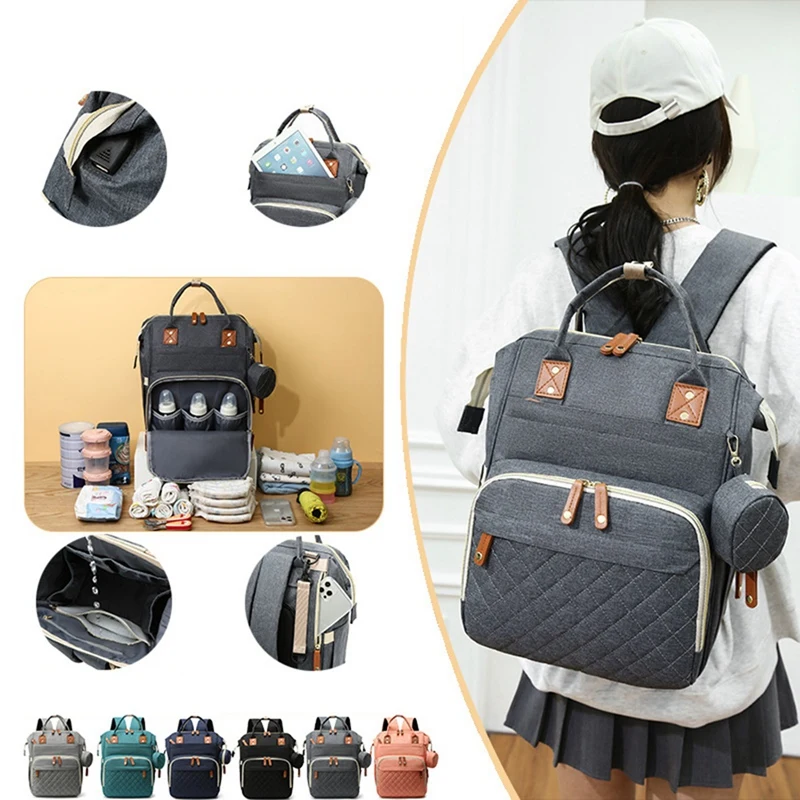 Diaper Bag Backpack, Multifunction Travel Back Pack Maternity Baby Changing Bags, Large Capacity, Waterproof
Diaper Bag Backpack, Multifunction Travel Back Pack Maternity Baby Changing Bags, Large Capacity, Waterproof