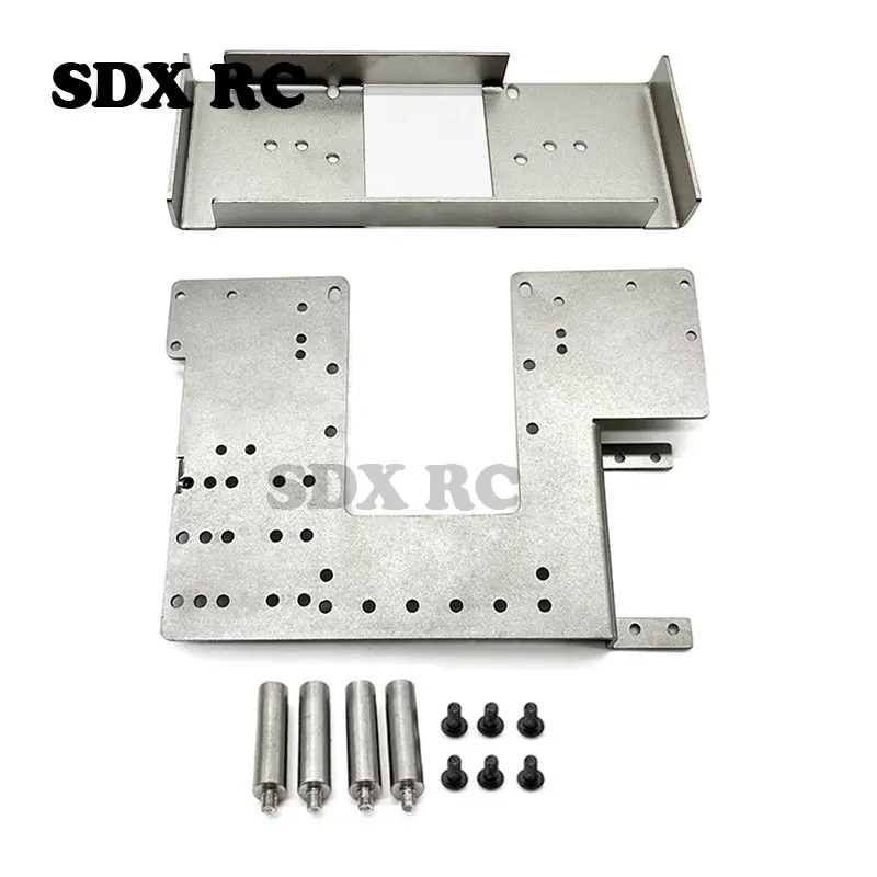 Metal Stainless Steel Second Floor Plate Upper Plate Battery Mount Plate for Tamiya 1/14 RC Truck Tractor Car Upgrades Parts
Metal Stainless Steel Second Floor Plate Upper Plate Battery Mount Plate for Tamiya 1/14 RC Truck Tractor Car Upgrades Parts