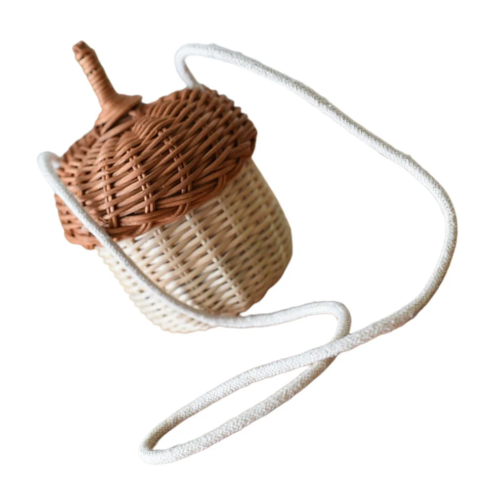 Purse Small Rattan Basket Kids Photography Prop Woven Crossbody Bag for Beach Toddler Outdoor Storage
Purse Small Rattan Basket Kids Photography Prop Woven Crossbody Bag for Beach Toddler Outdoor Storage