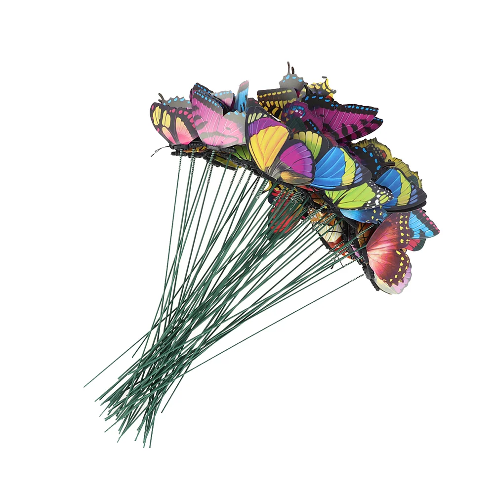 25pcs Stylish Lovely Chic Fashion Simulation Butterflies Garden Decorations Indoor Butterflies Stakes
25pcs Stylish Lovely Chic Fashion Simulation Butterflies Garden Decorations Indoor Butterflies Stakes